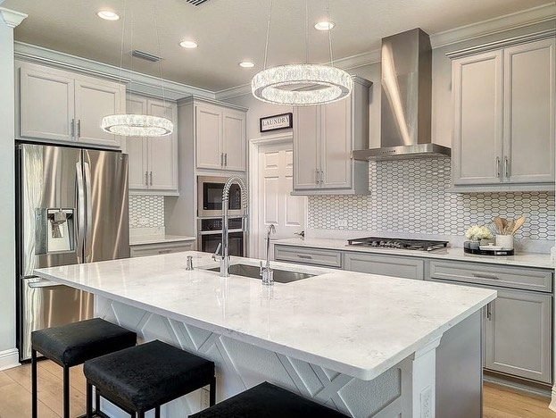 Kitchen cabinets installed by Carpet Corner Kitchen and Bath in Holiday FL